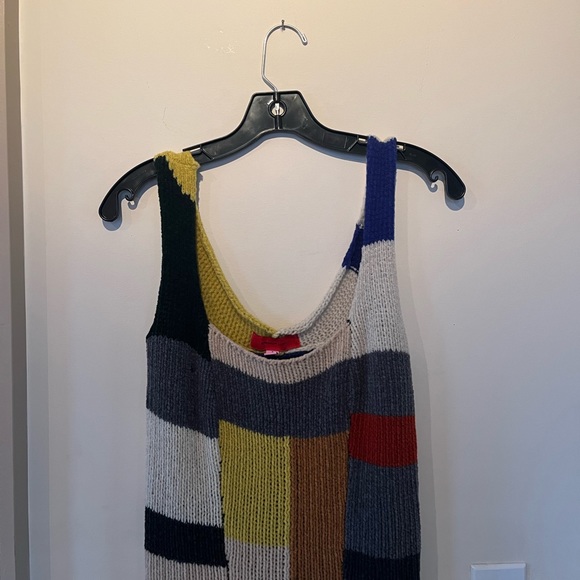 Eckhaus Latta Colorblock Knit Dress - Picture 2 of 3